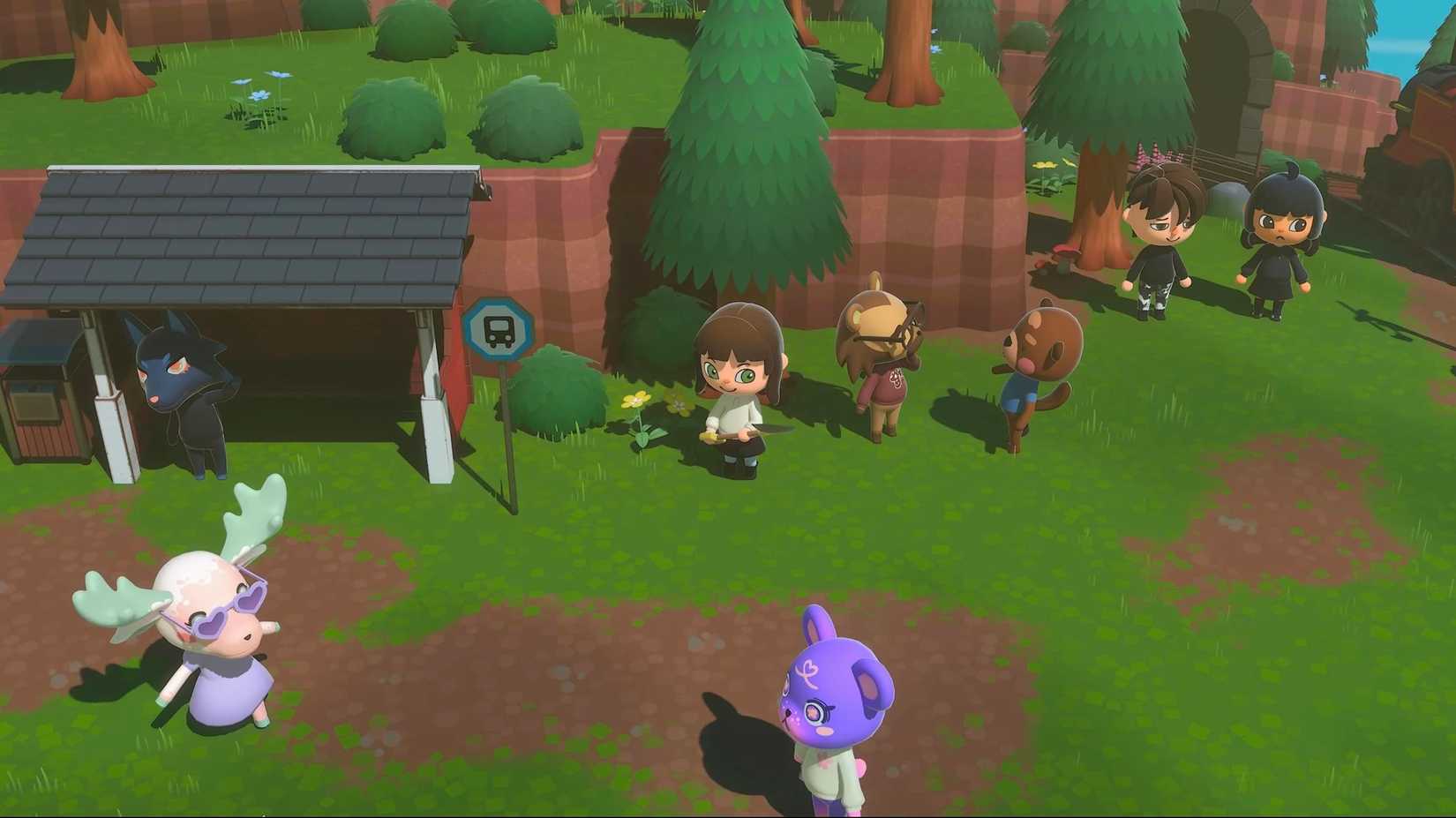 Anime LifeSim, the apparent animal crossing clone images from the playstation store.