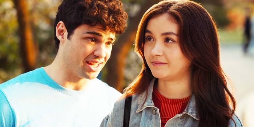 Noah Centineo as Peter Kavinsky and Anna Cathcart as Kitty Song Covey in XO, Kitty season 2 episode 6