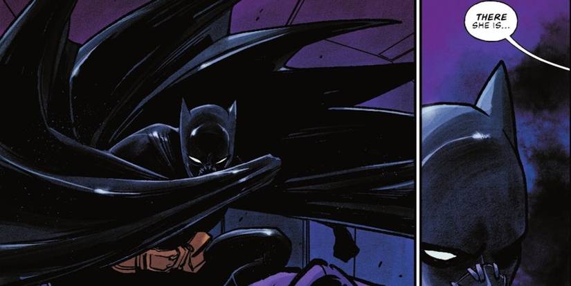 Comic book panels: Nyssa interrupts Cassandra Cain's fight with a League of Shadows ninja