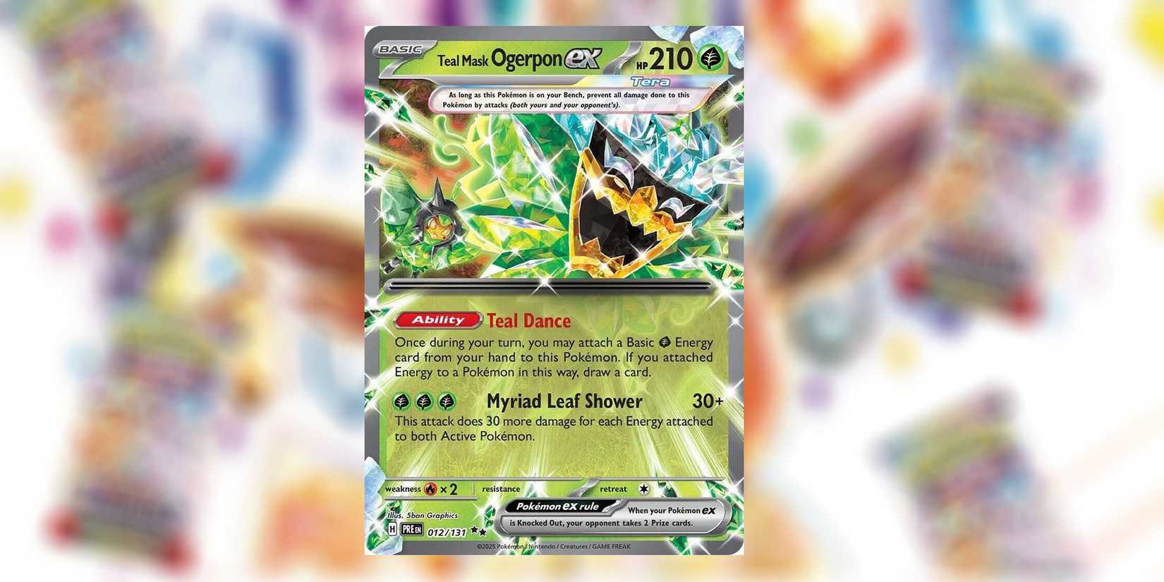 Ogerpon ex - Teal Mask in Prismatic Evolutions in Pokemon TCG