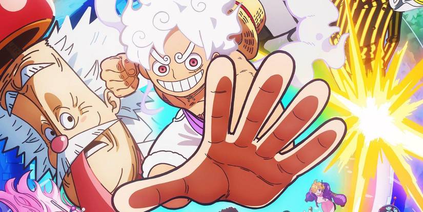 Luffy in Gear 5 in One Piece Egggead Island Part 2