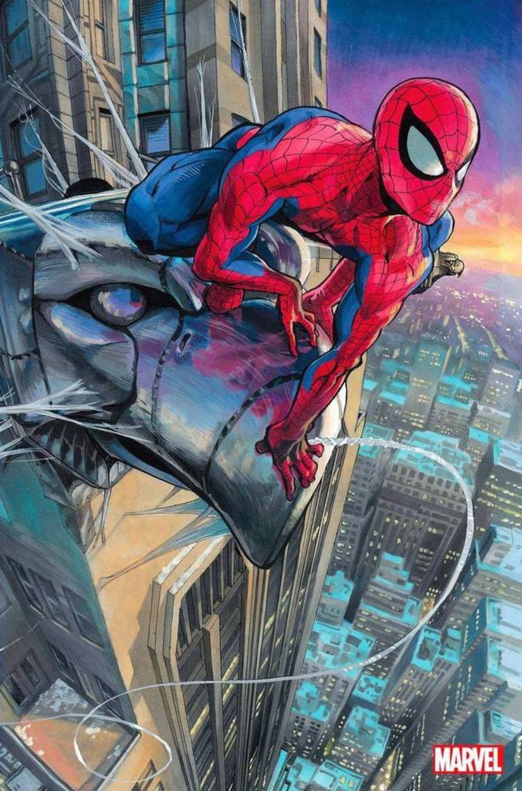 One Punch Man's author drawing of Spider-Man