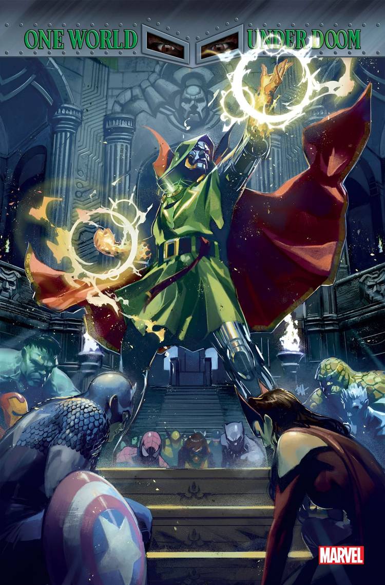 Doctor Doom stands above Marvel's other heroes.