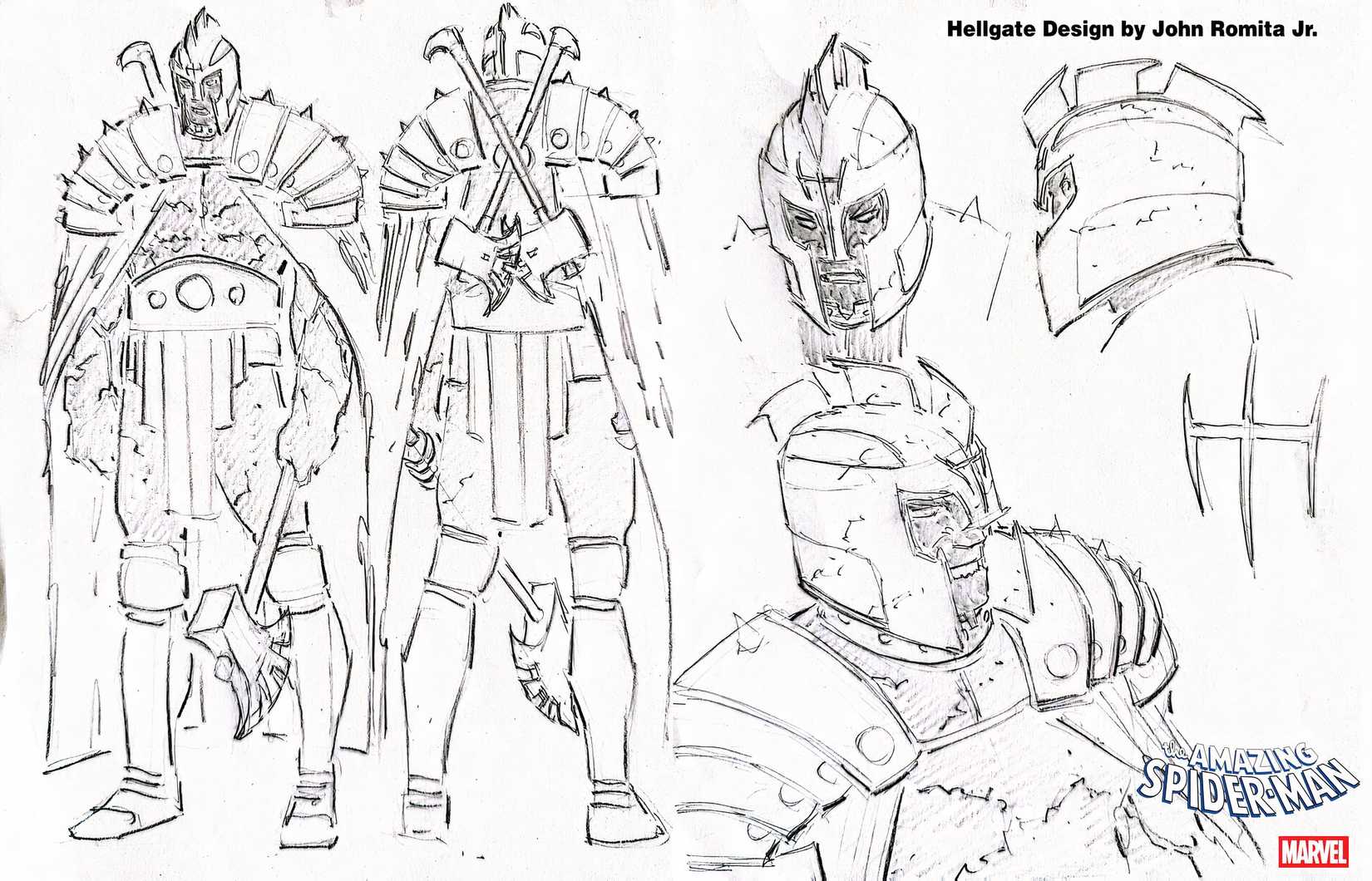 Orignal Character Design of Hellgate for Spider-Man