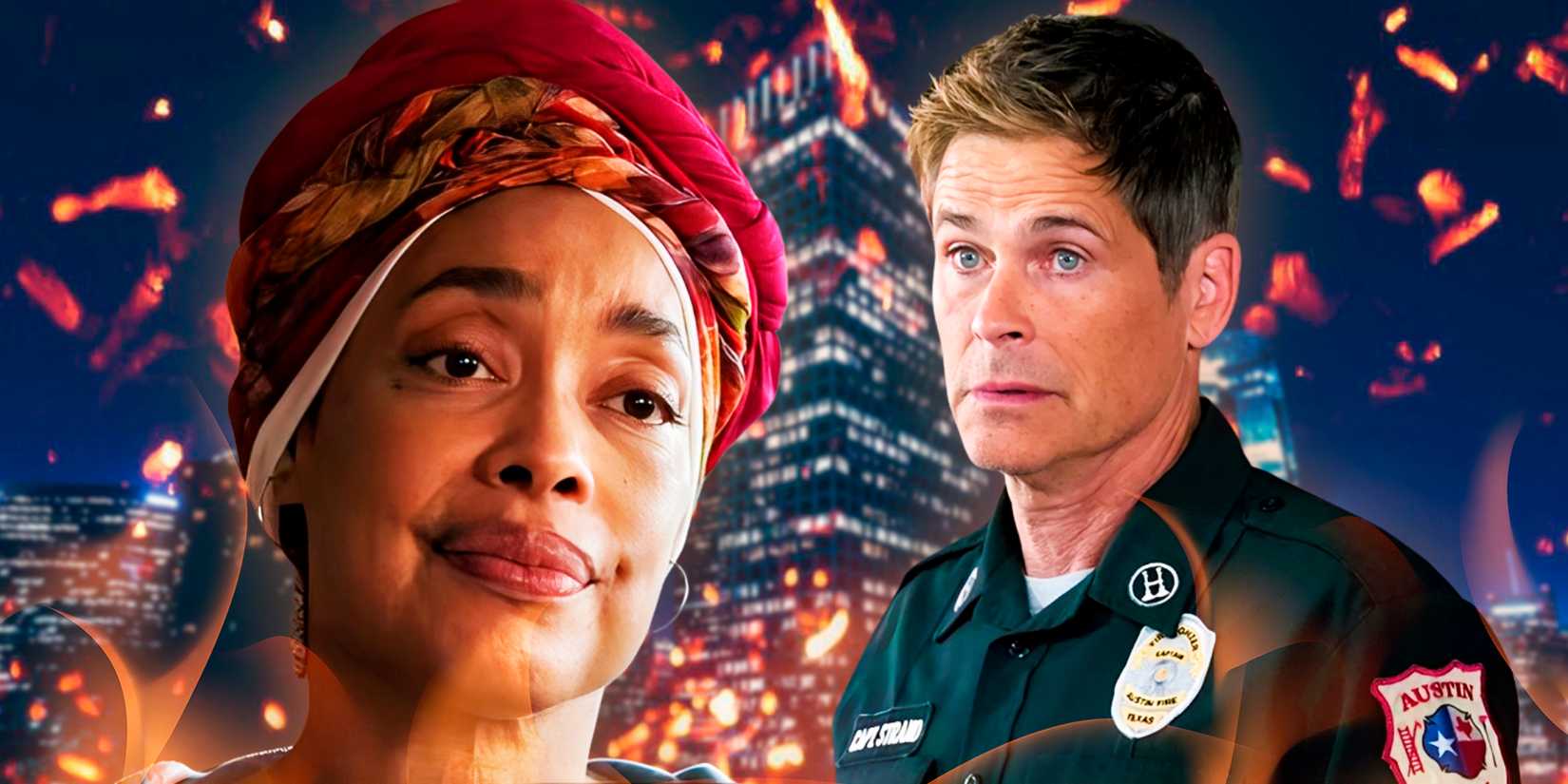 Owen and Tommy in 9-1-1 Lone Star Season 5, Episode 11