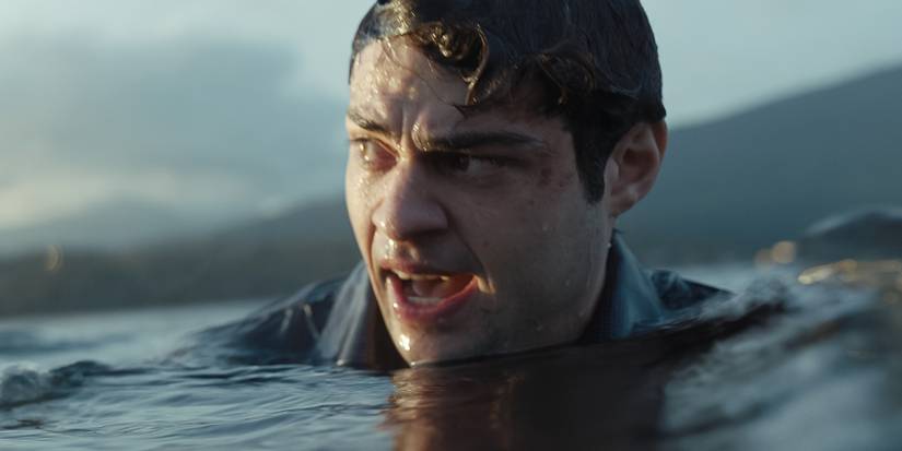Owen swimming in The Recruit season 2