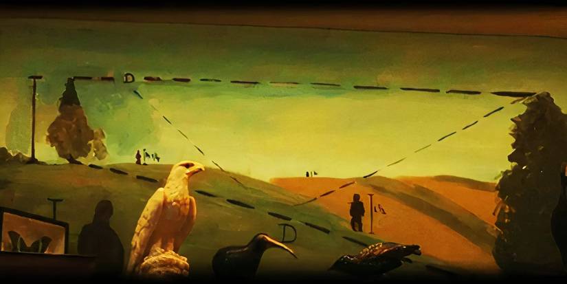 Painting on Solo's wall in Silo season 2's episode 9