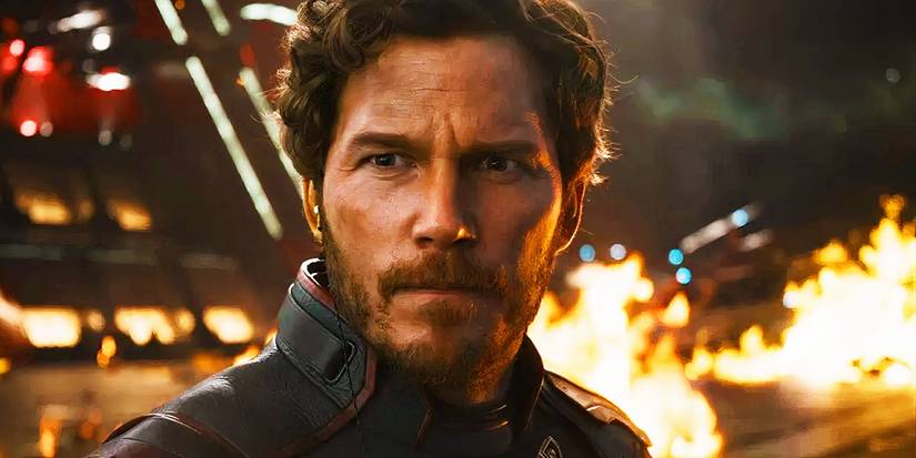 Peter Quill fighting on the High Evolutionary's ship in Guardians of the Galaxy Vol. 3