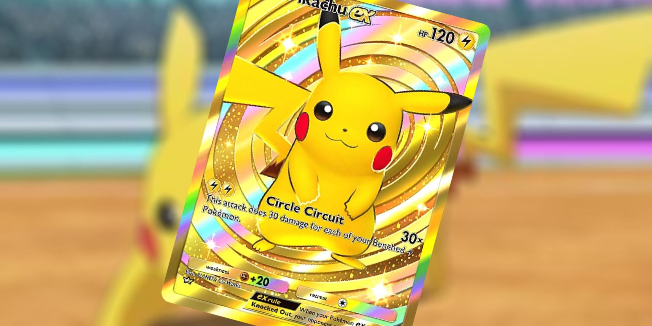 Pikachu ex special variant in Pokemon TCG Pocket