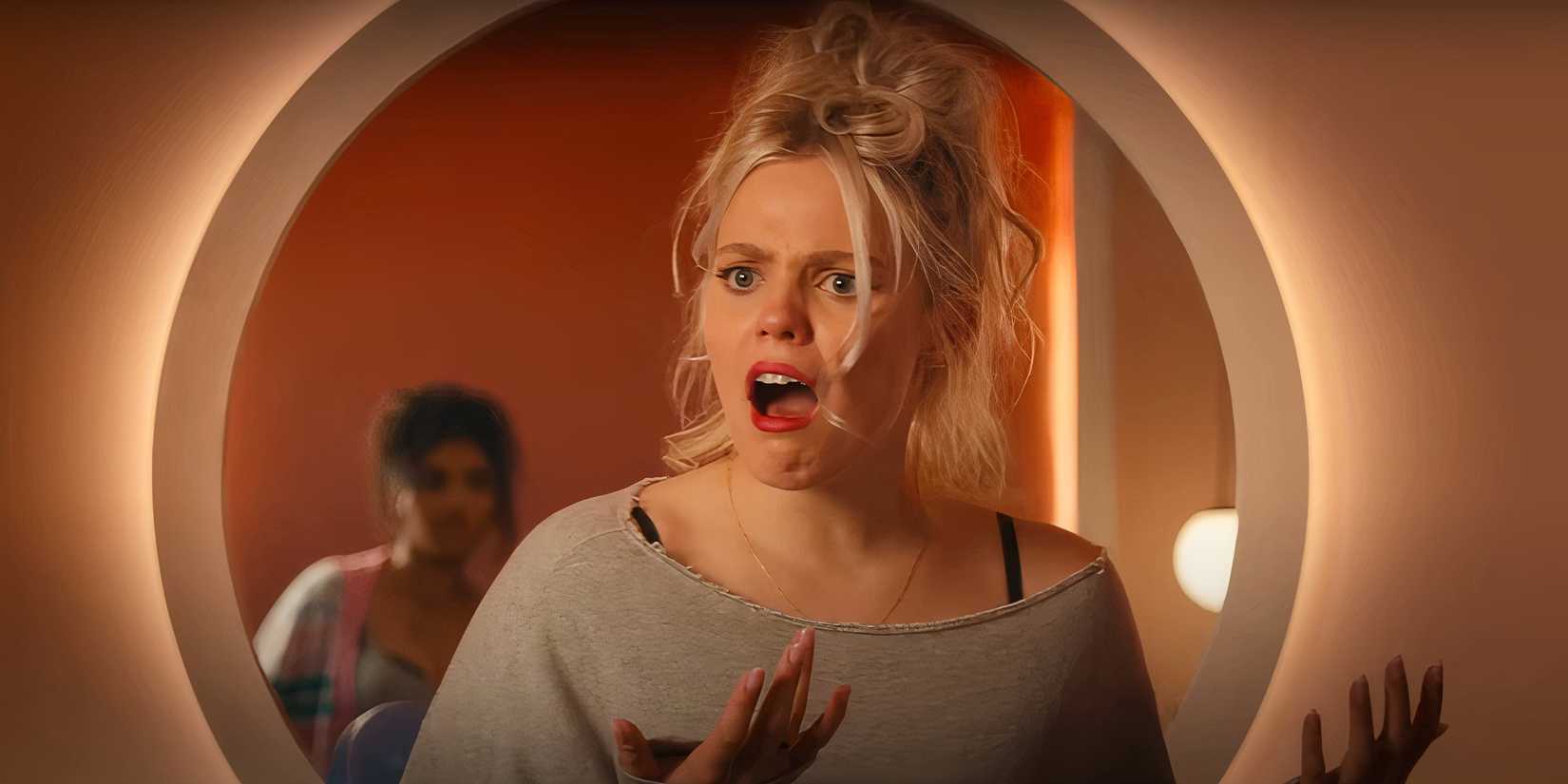 Actress Reneé Rapp as Regina George in Mean Girls.