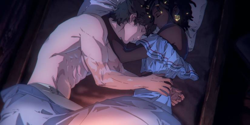 Richter and Annette at the end of Castlevania Nocturne season 2