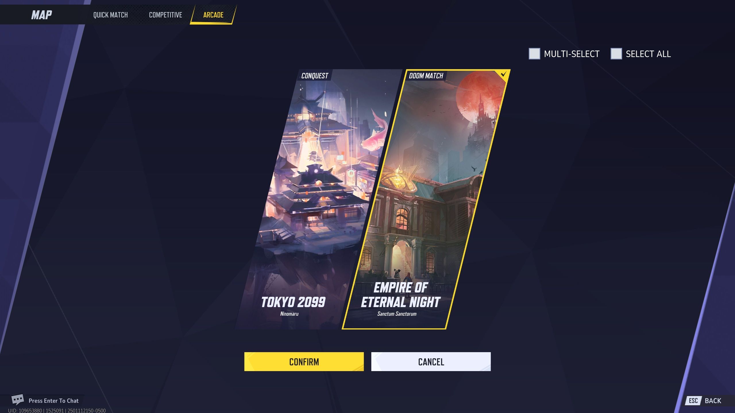 Rivals_Sanctum_MapSelect Screen