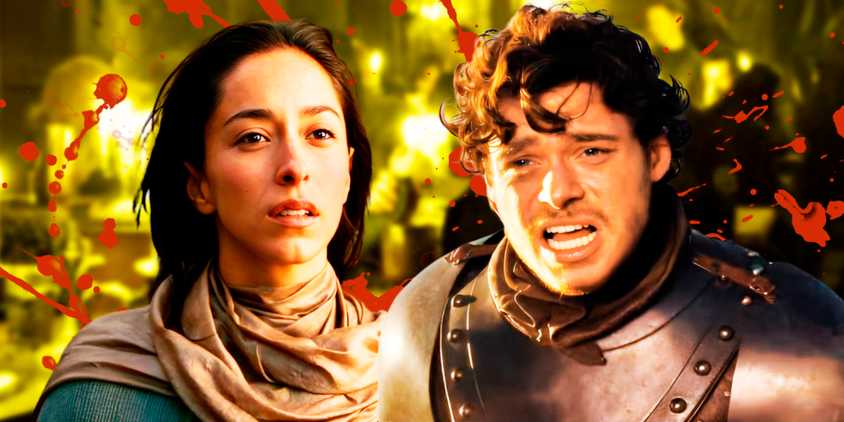 Robb and Talisa Stark in Game of Thrones