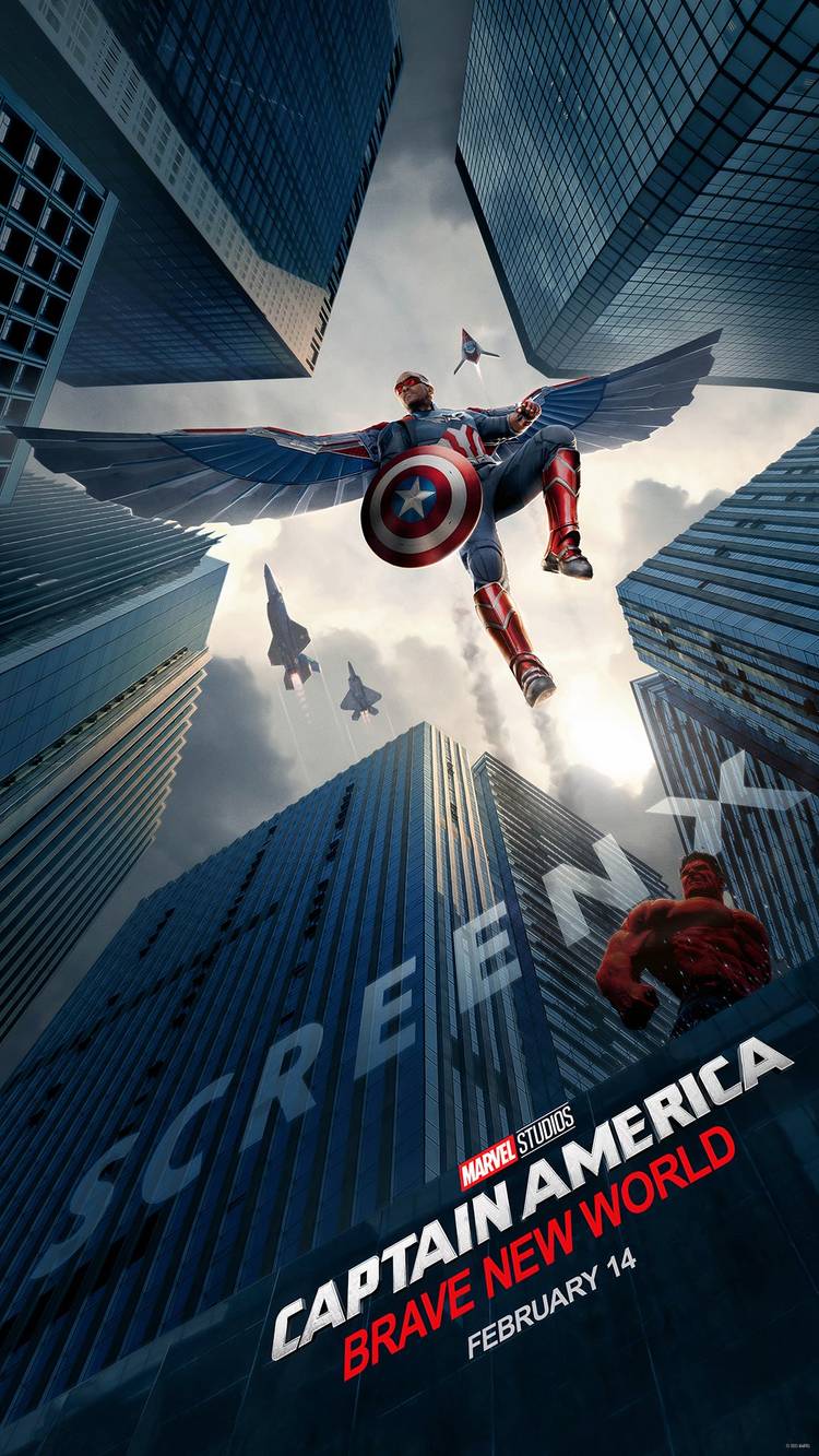 Captain America Brave New World ScreenX Poster