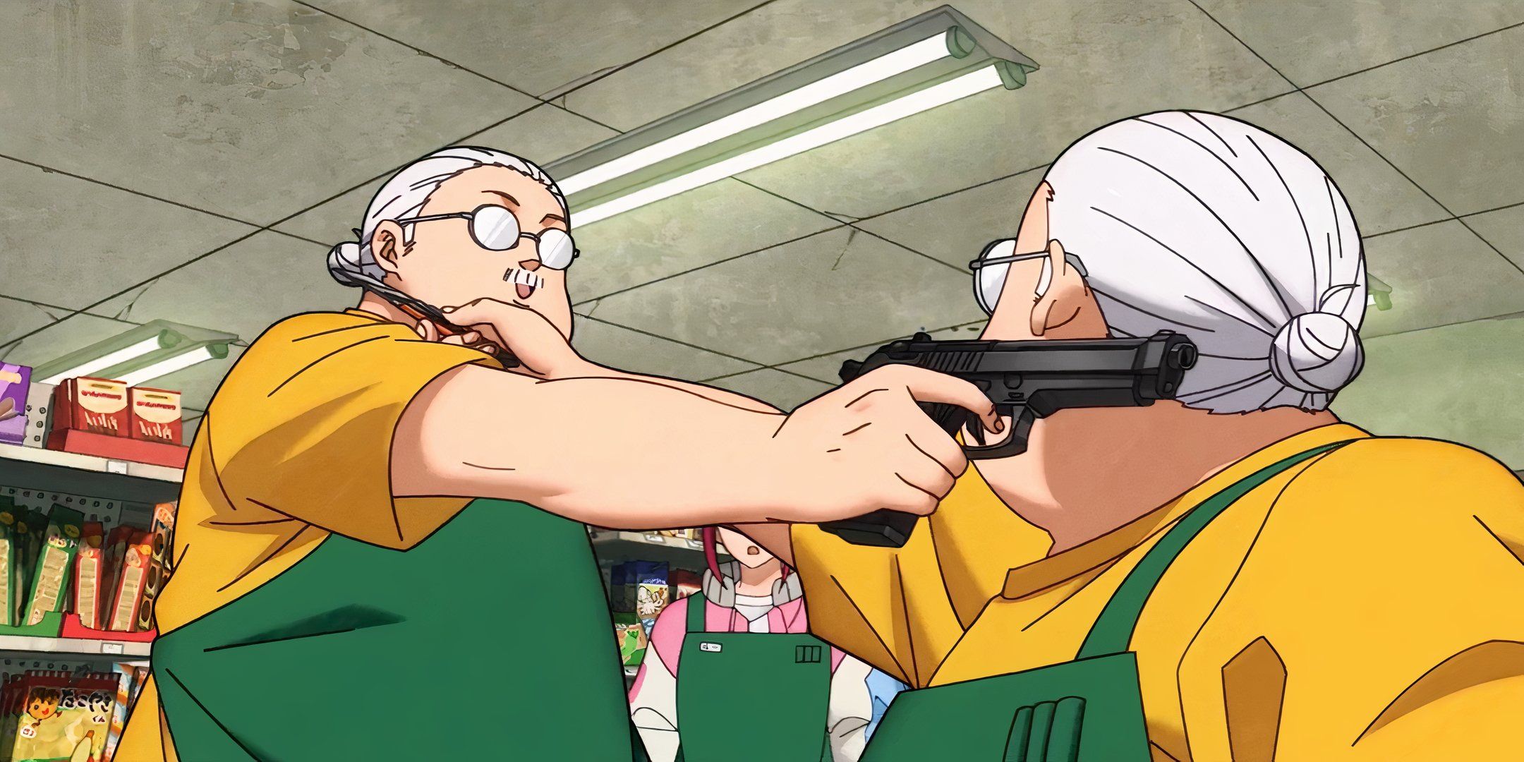 Sakamoto confronts a disguised Nagumo