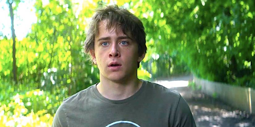 Sam McCarthy's Devin staring ahead in Goosebumps The Vanishing