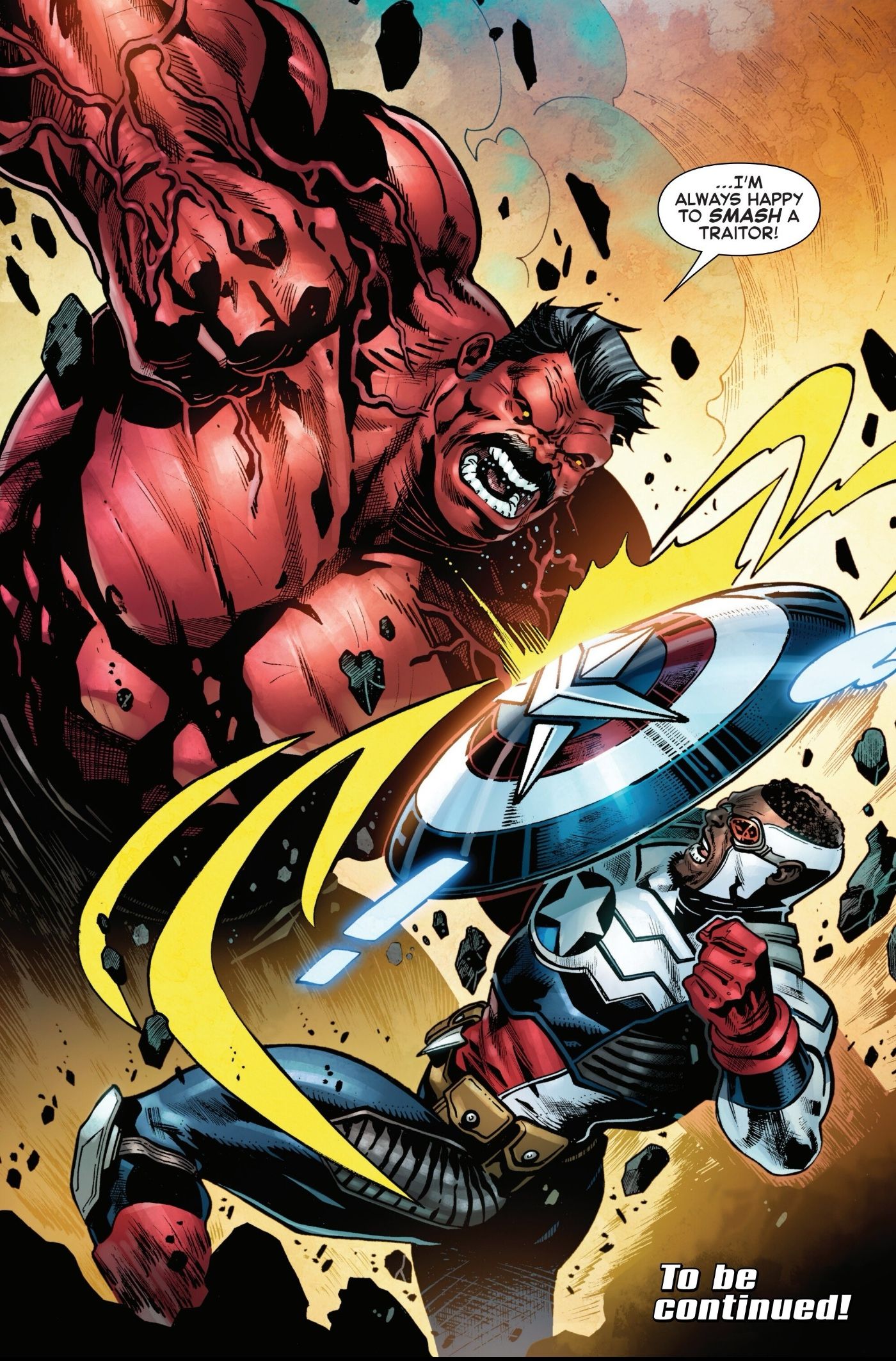 Sam Wilson x Robert Maverick Red Hulk