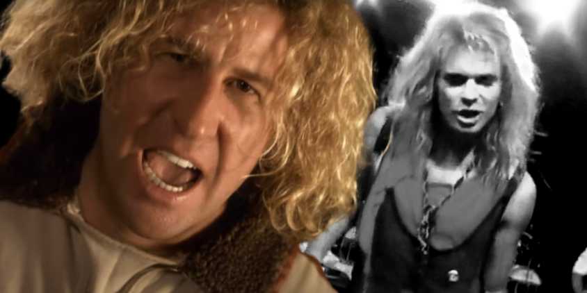 Sammy Hagar and David Lee Roth in Van Halen