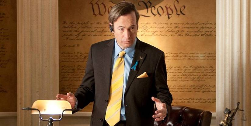 Saul in his office in Breaking Bad