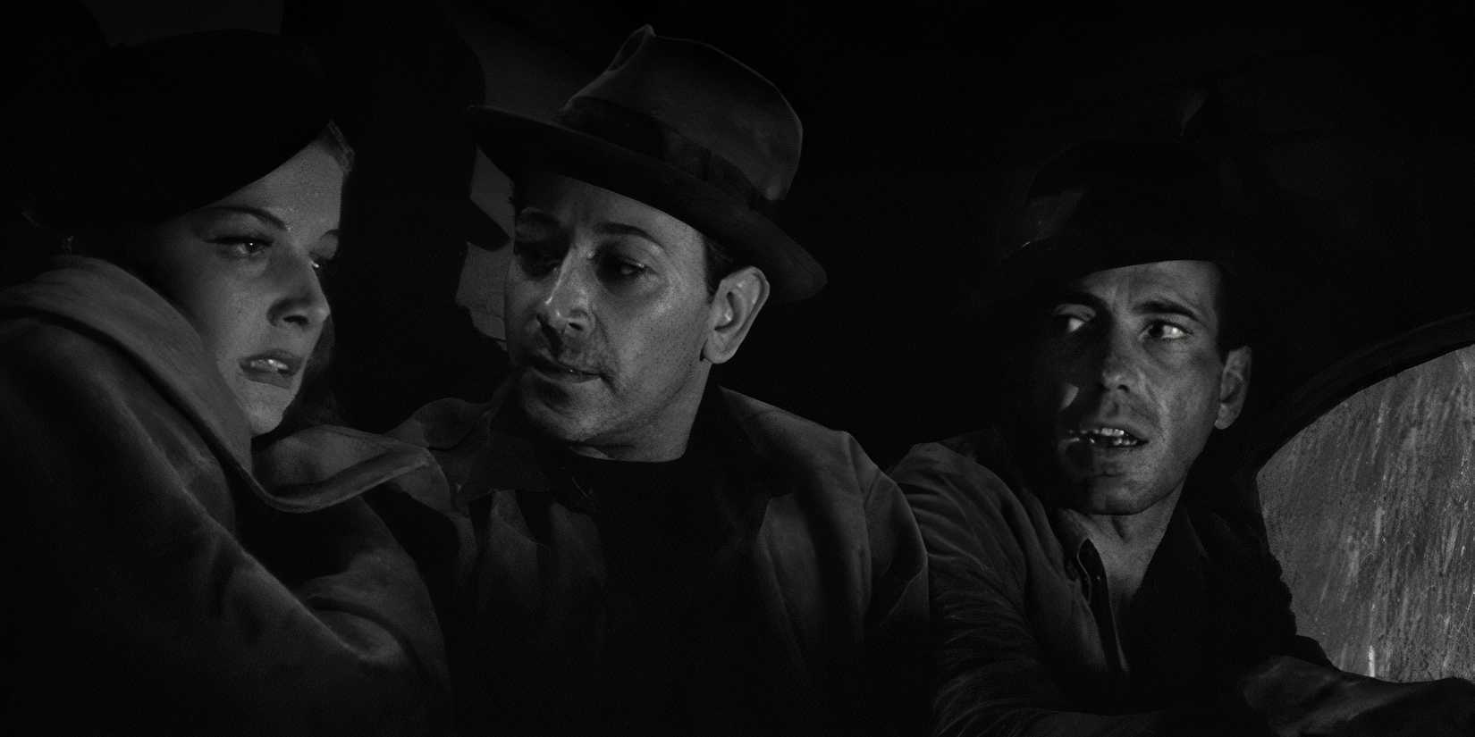 Ann Sheridan, George Raft, and Humphrey Bogart in They Drive by Night