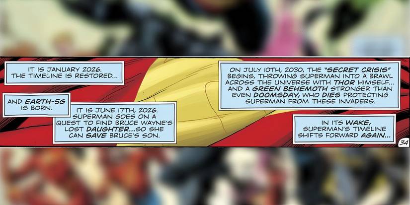 Doomsday Clock teases Secret Crisis against the image of Superman's cape