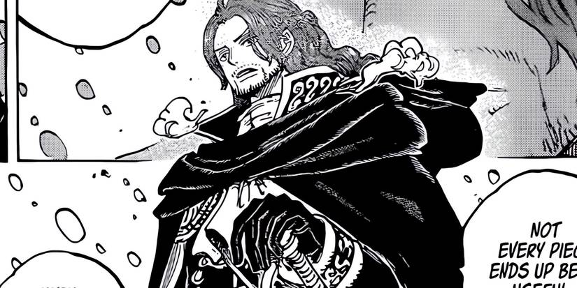 Shamrock standing with his hand on his sword as seen in One Piece chapter #1137.