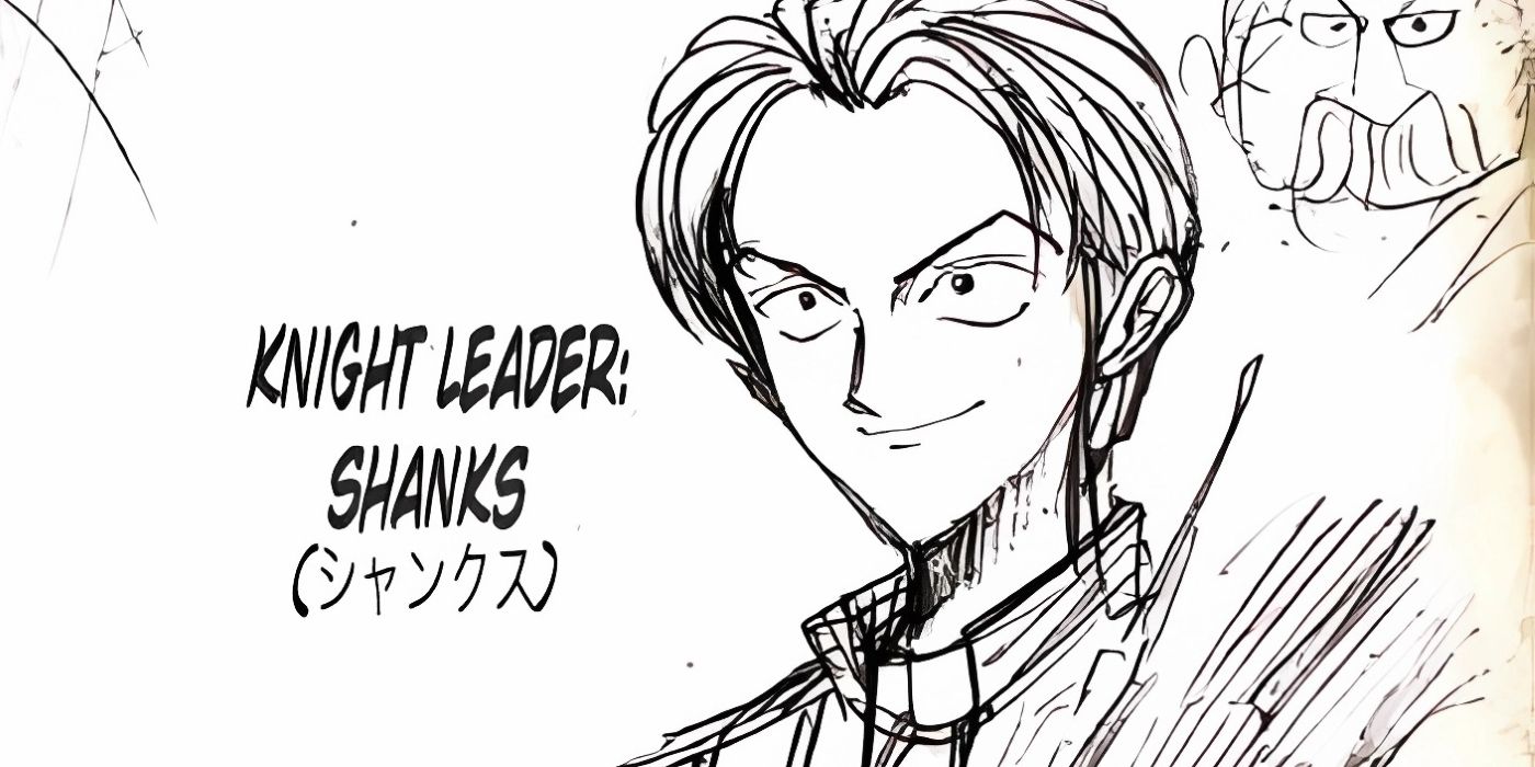 Shanks' original concept as a knight in Oda&rsquo;s discarded manga.