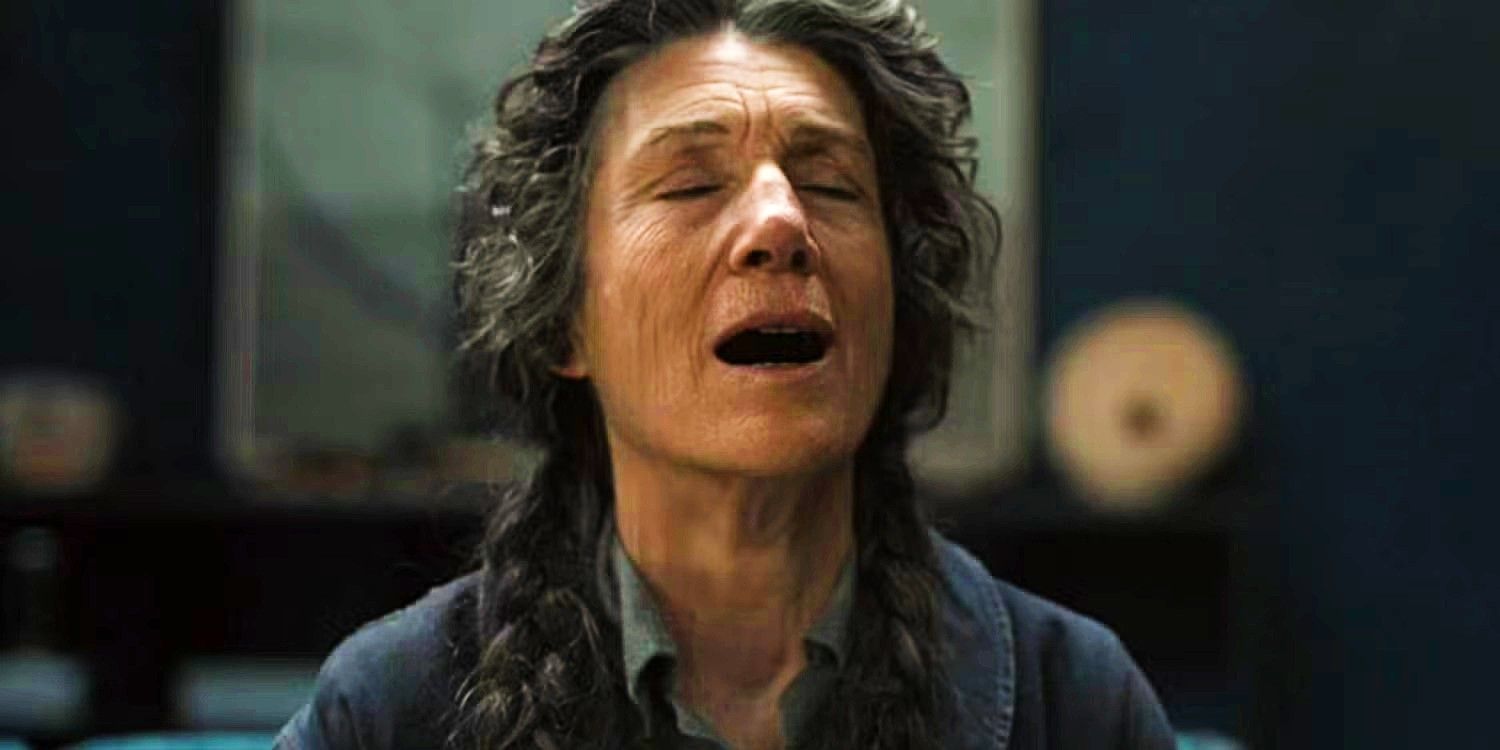 Martha Walker (Harriet Walter) looking satisfied in Silo season 2