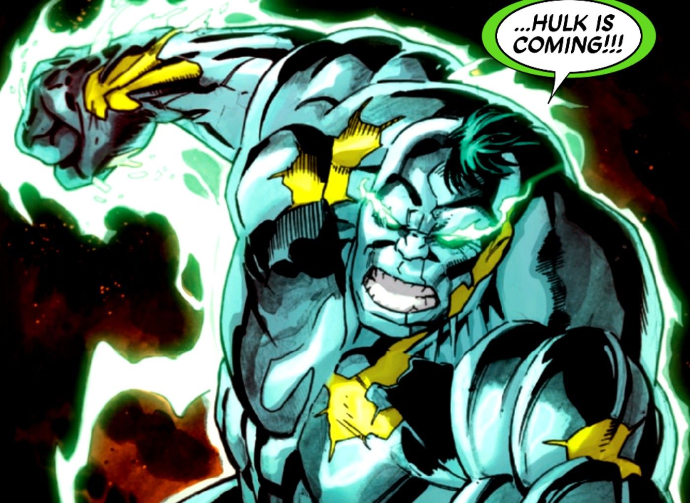 Silver Hulk faces Galactus