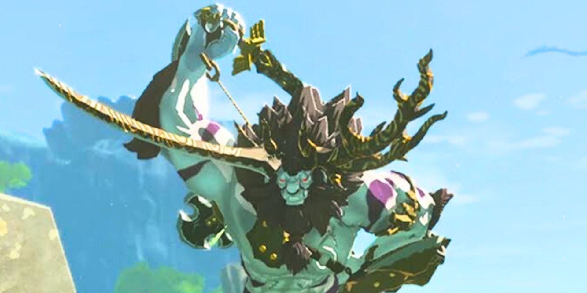 A silver lynel as seen in the legend of Zelda: tears of the kingdom.