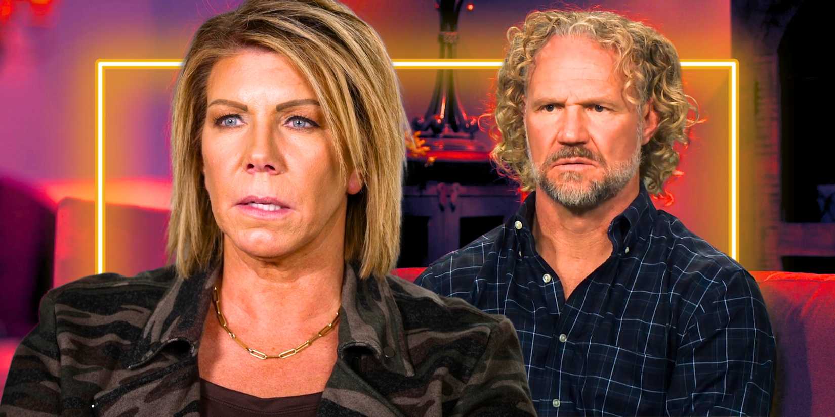 Sister Wives Star Meri Brown and Kody Brown look angry
