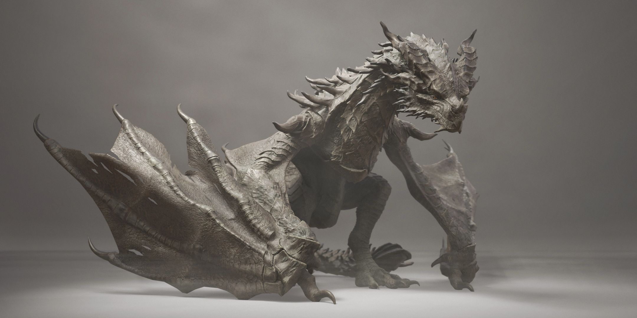 A dragon from the Dragons SE mod for Skyrim.