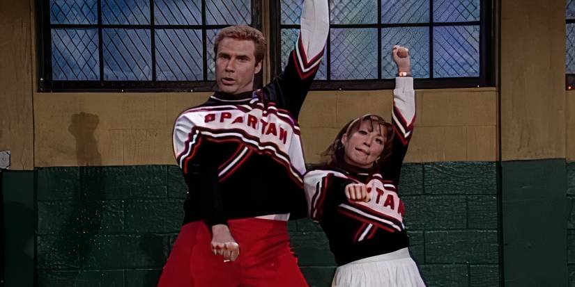 Will Ferrell and Cheri O'Teri as the Spartan Cheerleaders on Saturday Night Live