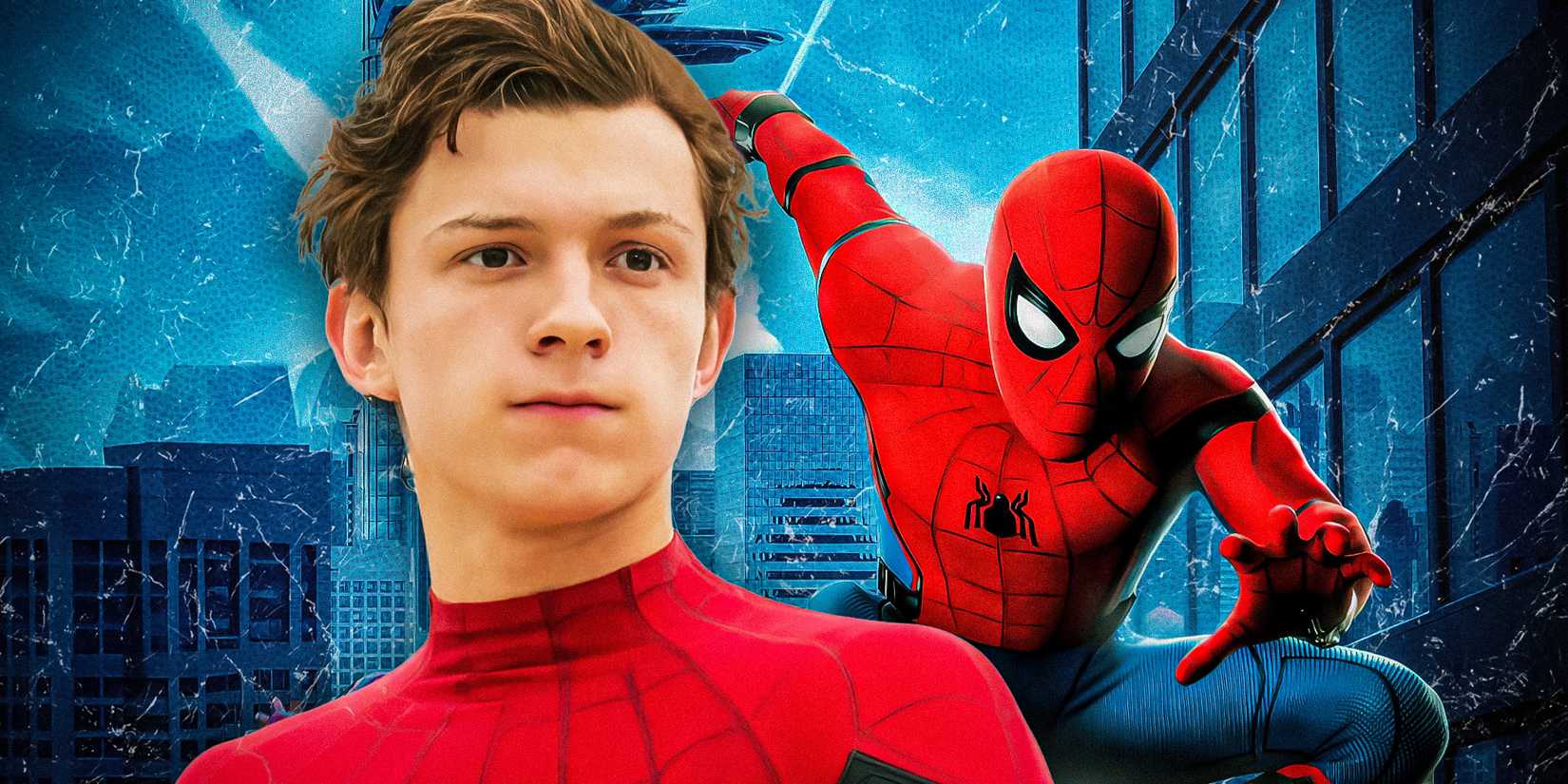Tom Holland as Spider-Man in the MCU