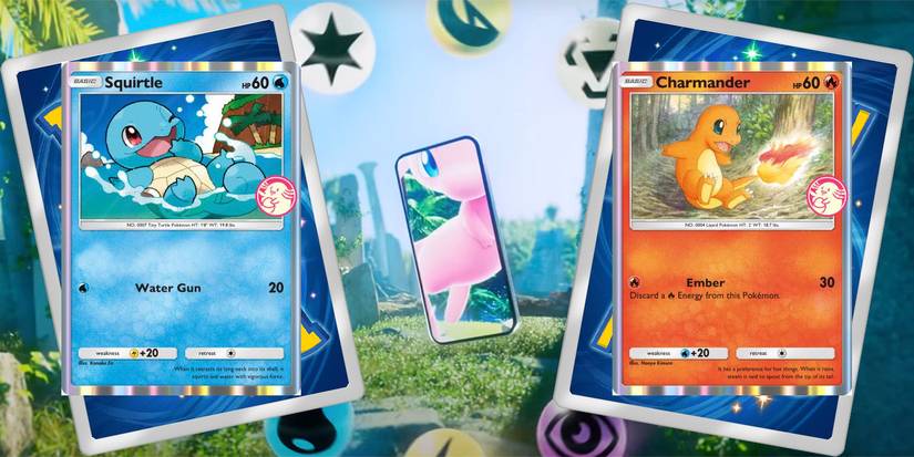 Squirtle and Charmander in latest Pokemon TCG Pocket Wonder Pick event