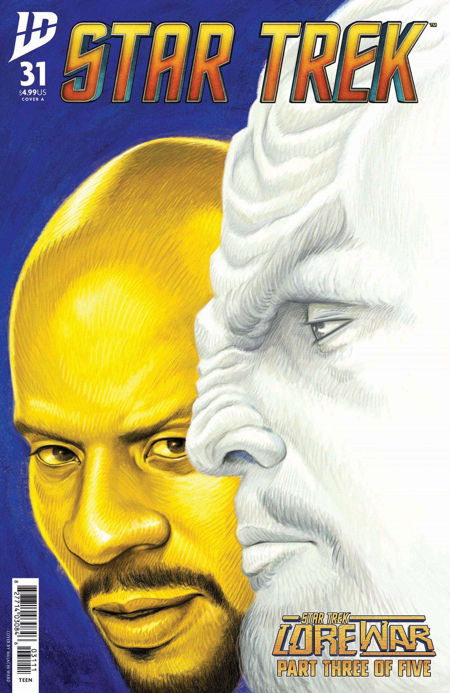 Star Trek #31 Lore War Comic Cover Art
