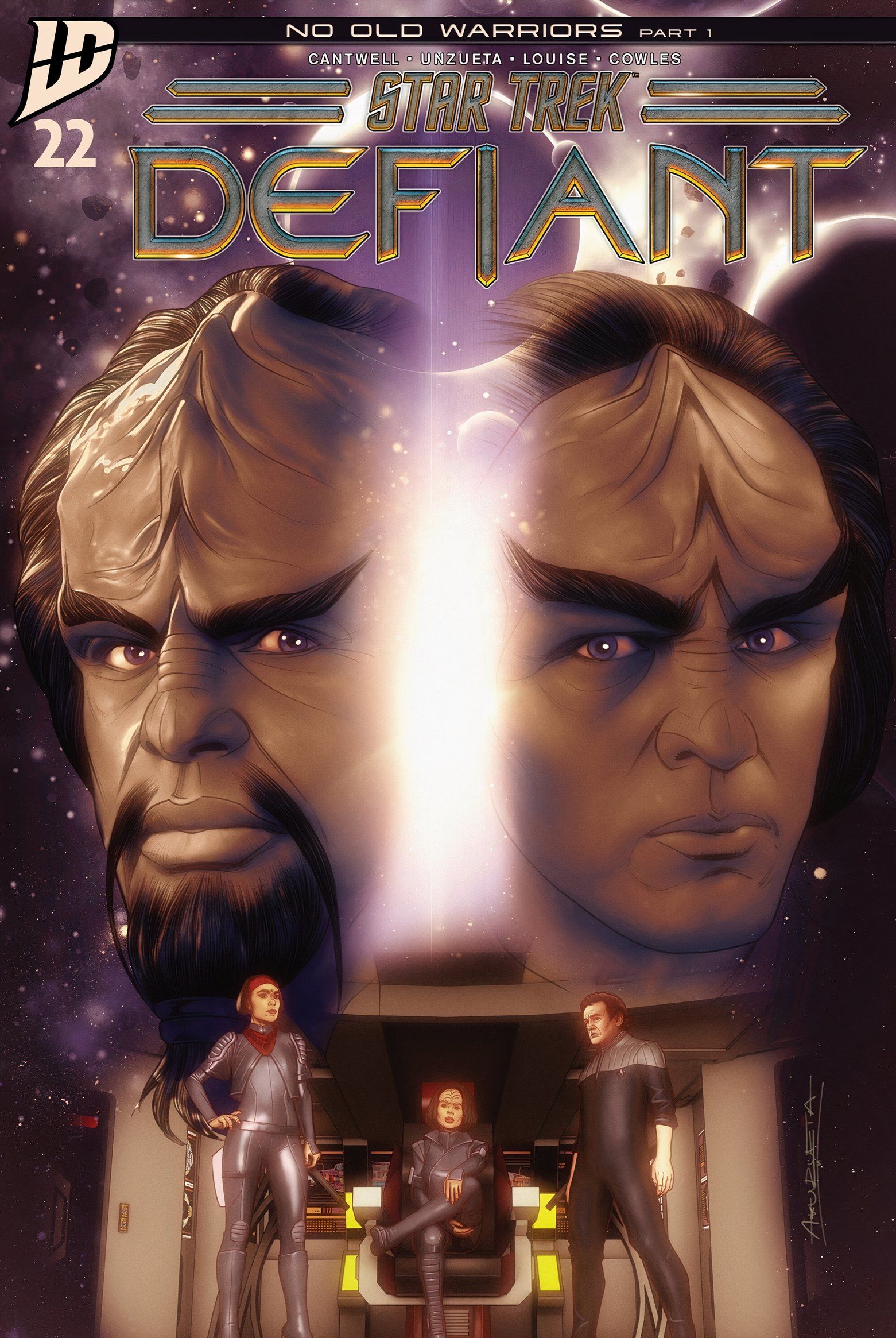 Star Trek Defiant 22 COVER Worf Alexander