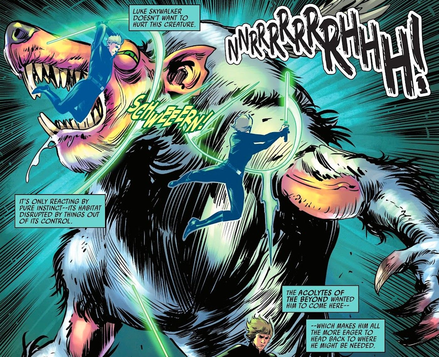 STAR WARS' LUKE SKYWALKER VS SWAMP RAT 3