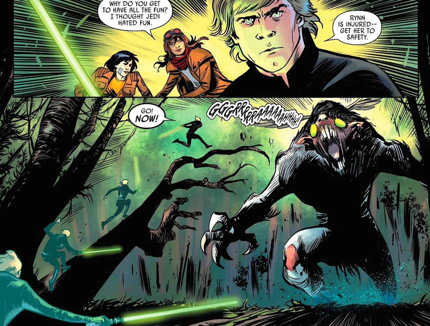 STAR WARS' LUKE SKYWALKER VS SWAMP RAT