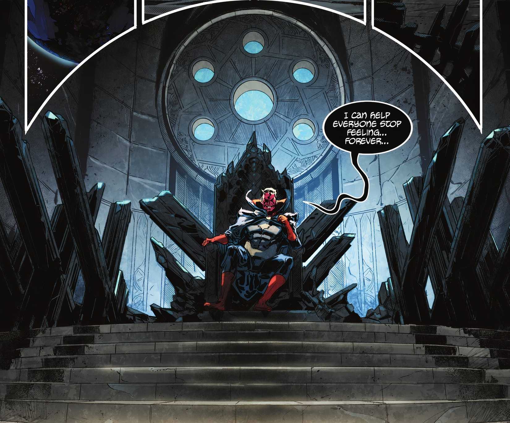 Starbreaker Sitting on Throne DC