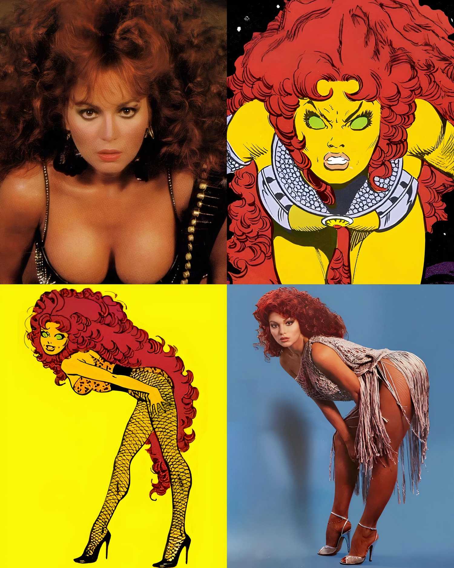 Starfire dc comics and Iris Chacon