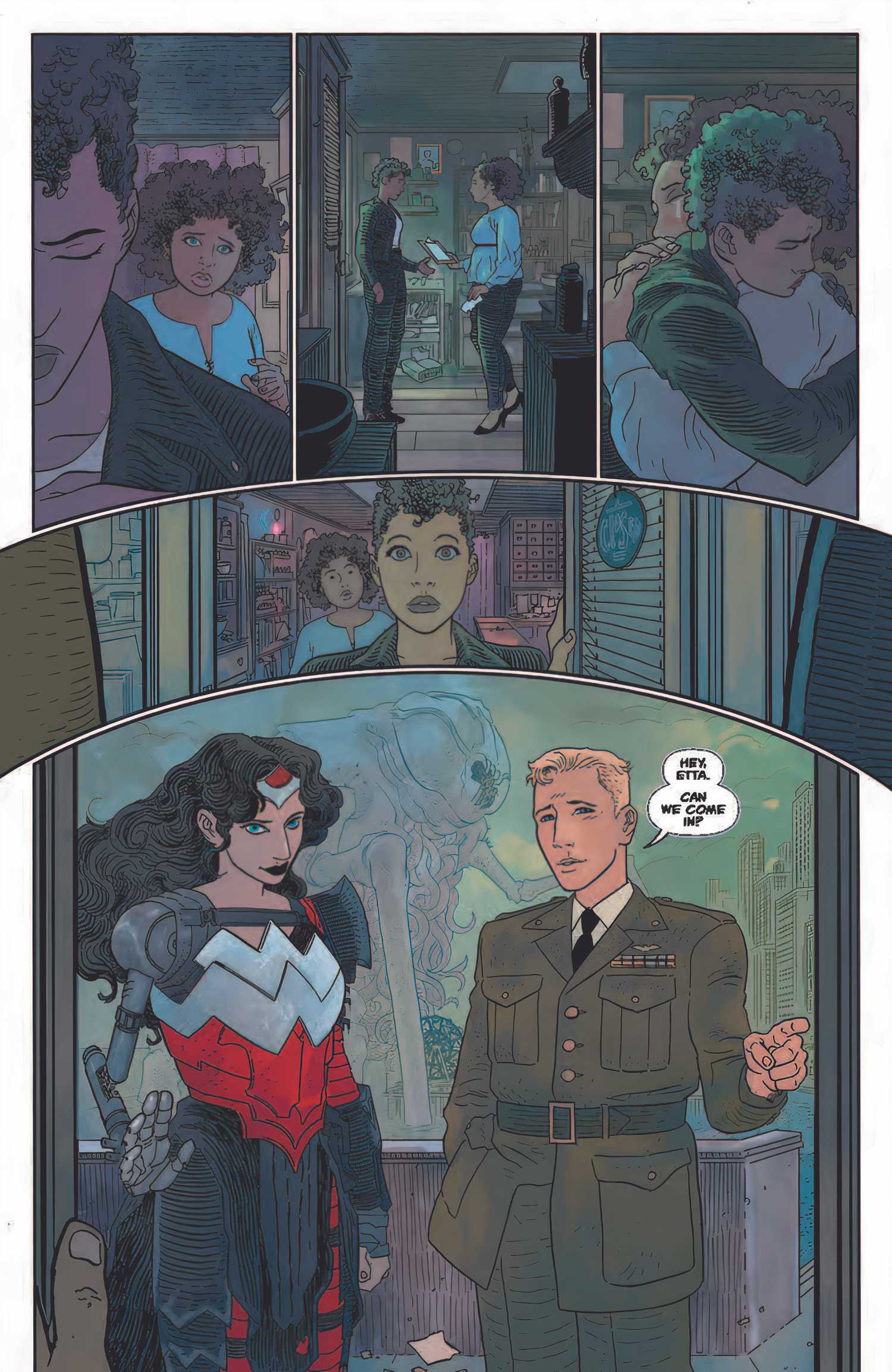 Steve Takes Wonder Woman to See Etta DC