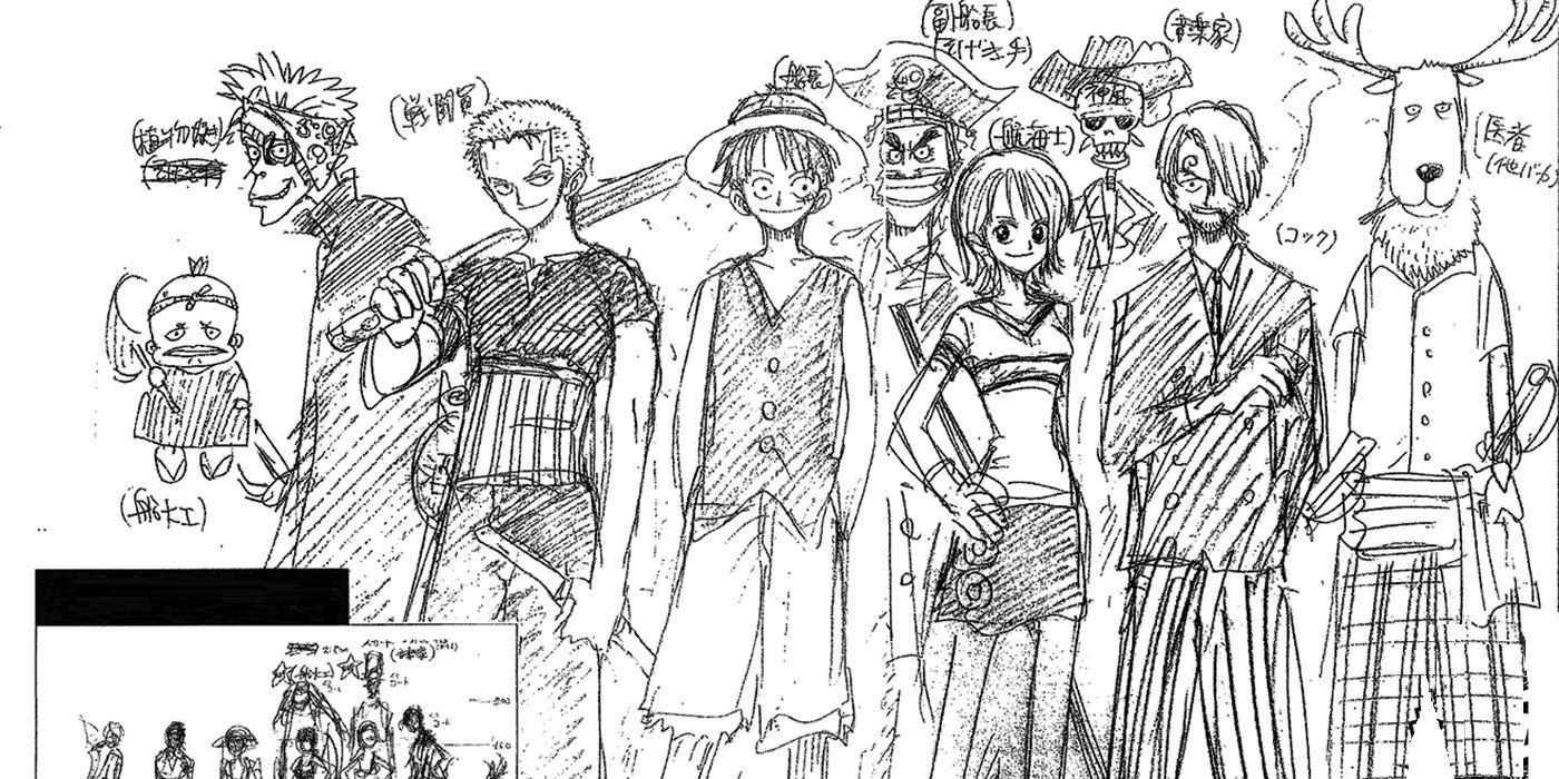 straw hats original one piece design