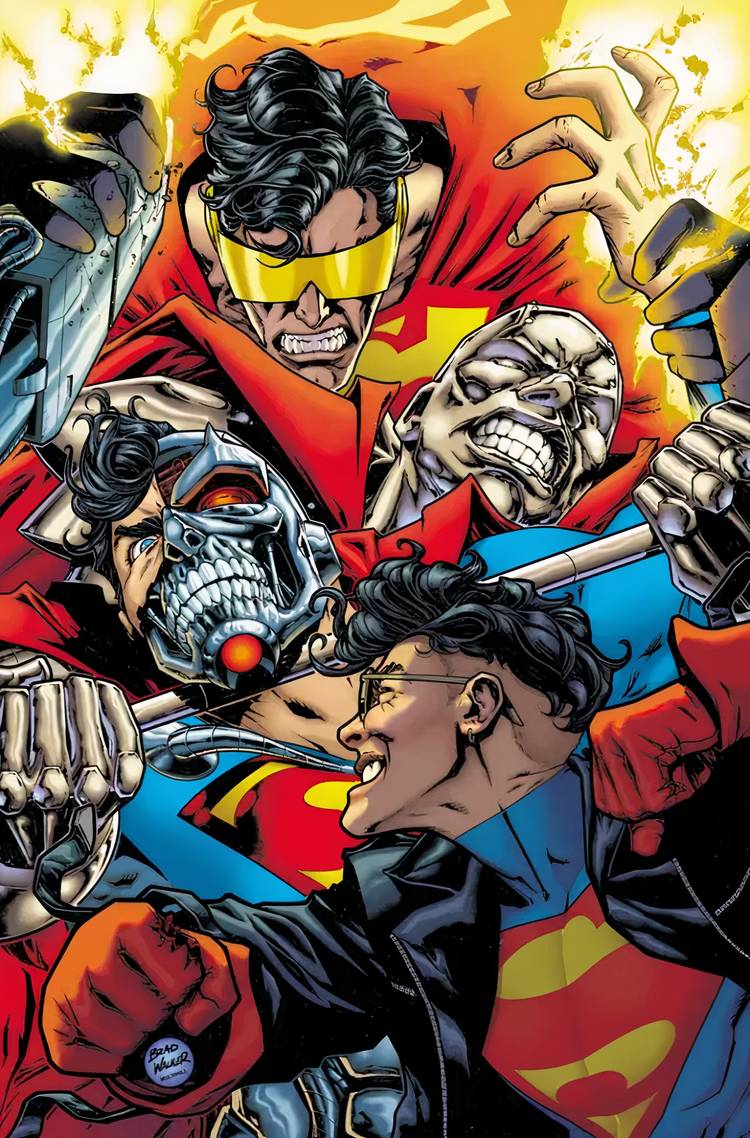 Superman 25 Preview Cover Variant Brad Walker
