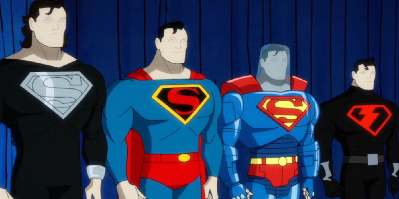 Superman Suits in in Harley Quinn S5 Episode 1