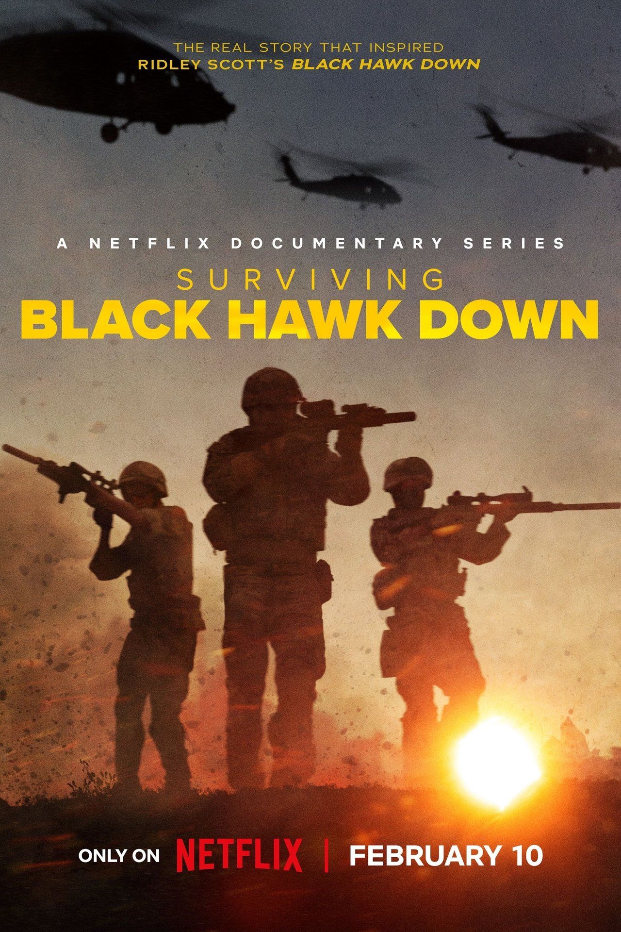 Surviving Black Hawk Down - Poster