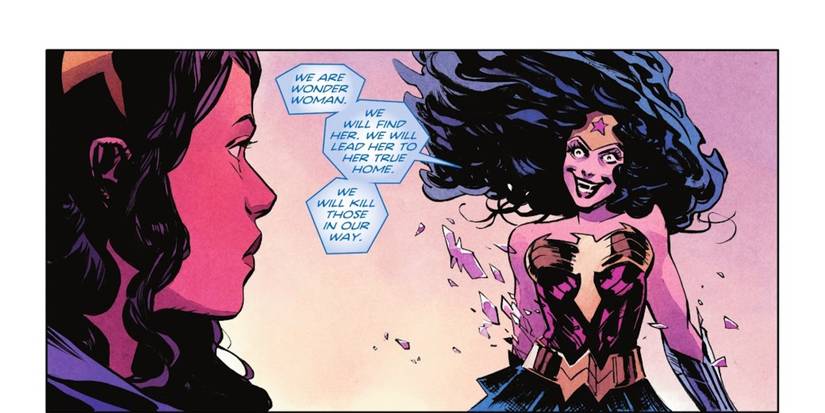 Sweetheart, the mirror version of Diana Prince in Wonder Woman #783