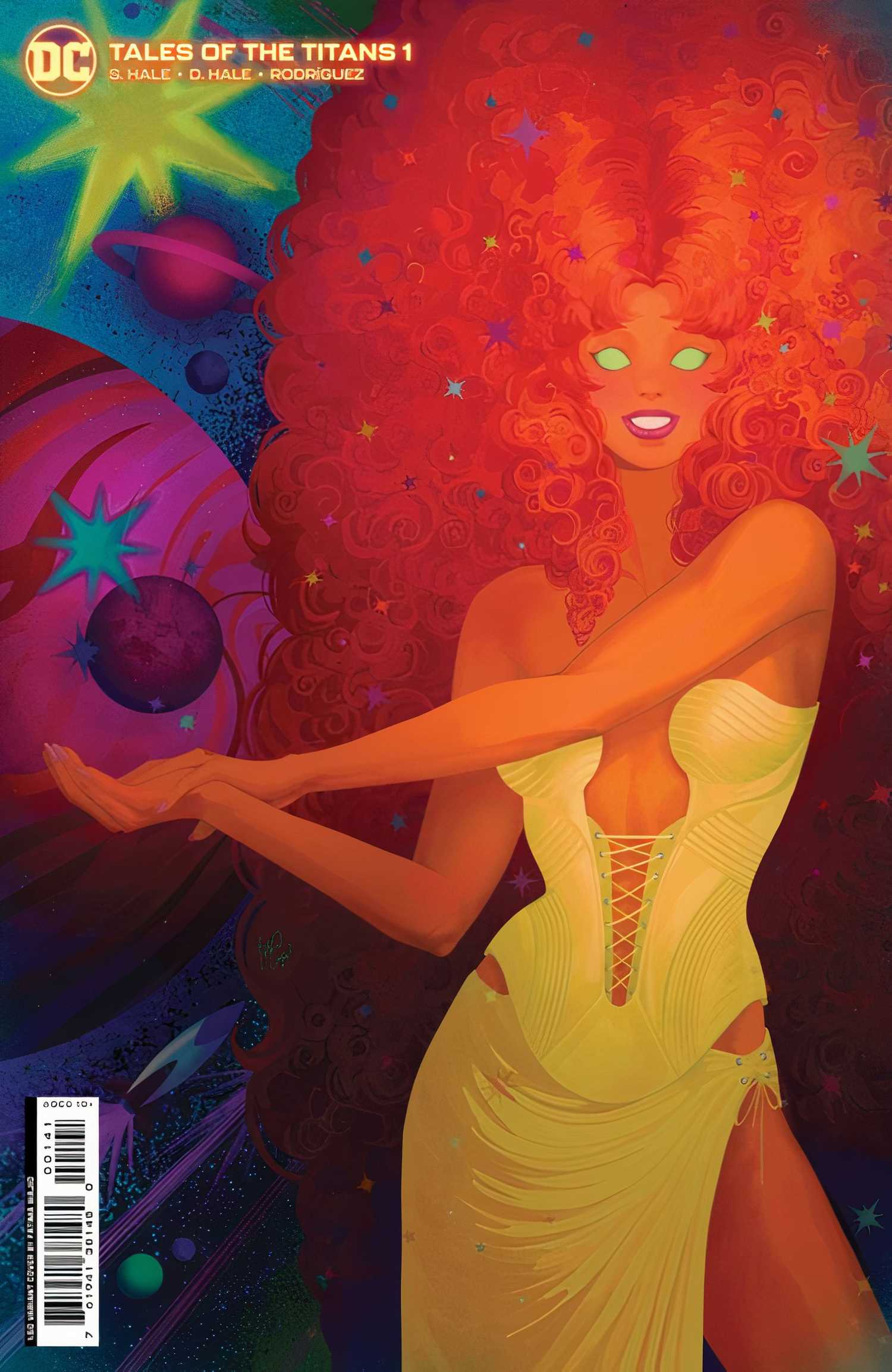 Tales of the Titans #1 starfire Cover E Fatima Wajid Card Stock Variant