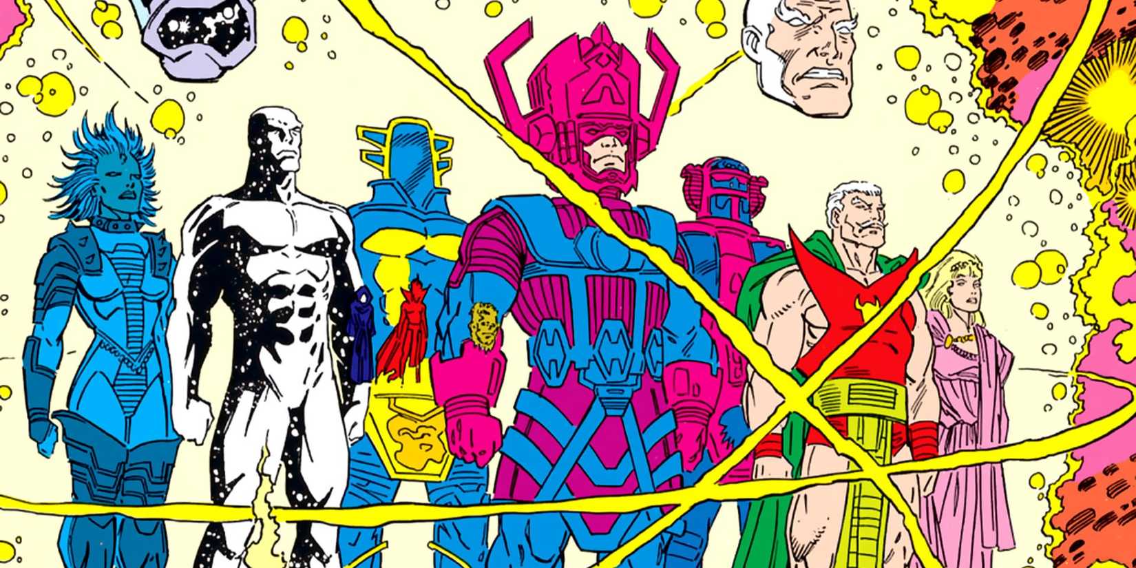 All of Marvel's cosmic gods are trapped by Thanos.