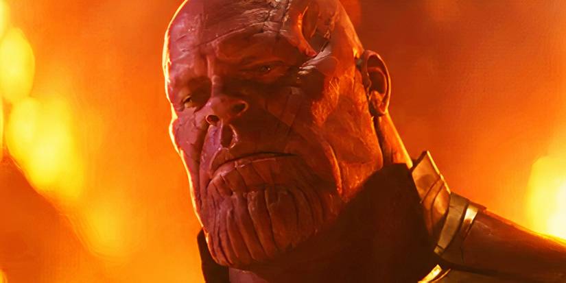 Thanos on Knowhere in Avengers Infinity War